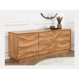 Buffet SONORA 160cm en acacia marron mis en situation