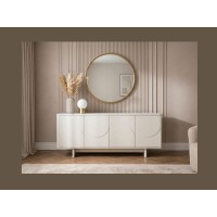 Buffet 180cm MIYA blanc vu de face
