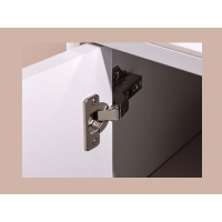 Zoom sur les charnières du buffet 180cm MIYA blanc