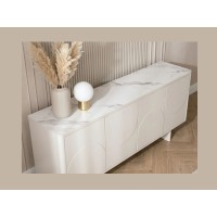 Buffet 180cm MIYA blanc vu sous un autre angle