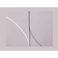 Zoom sur les façades du buffet 180cm MIYA blanc