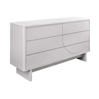 Buffet MIYA 150cm blanc et marbre