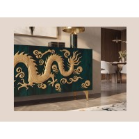 Zoom sur la queue du dragon du buffet RYUJIN