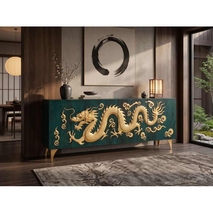 Buffet RYUJIN vu de côté de nuit