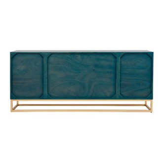 Buffet TERRAKAN turquoise vu de dos
