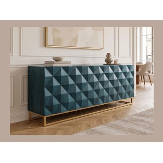 Buffet TERRAKAN turquoise en situation