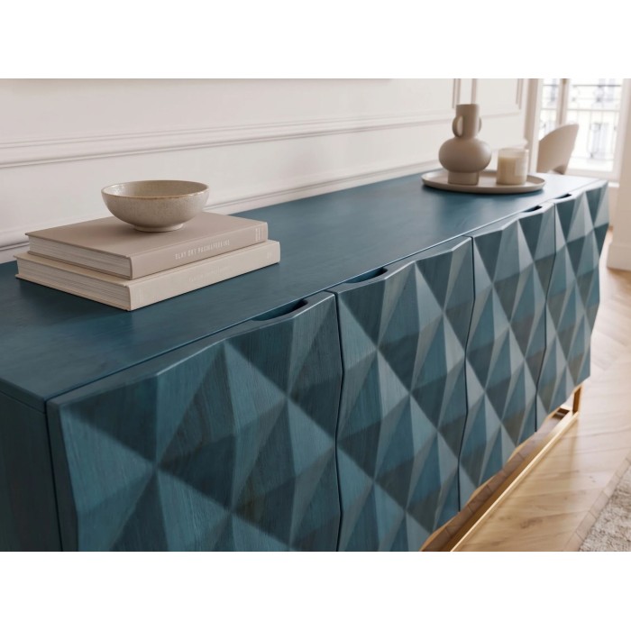 Buffet TERRAKAN turquoise vu de haut