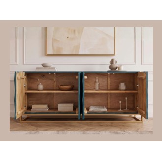 Buffet TERRAKAN turquoise ouvert