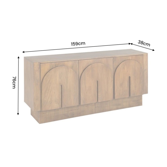 Buffet ARCO dimensions