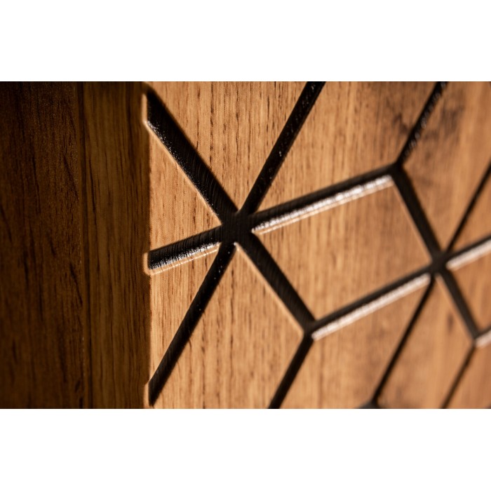 Möbelstück DIAMEN 31 cm – Farbe Wotaneiche – Designstil