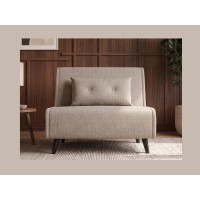 Fauteuil PRESTO beige convertible vu de face