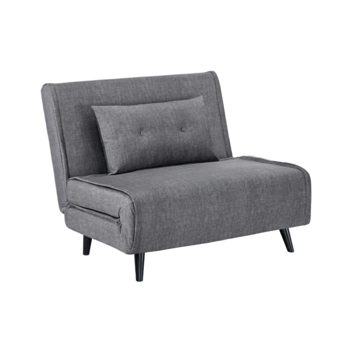 Fauteuil PRESTO gris convertible