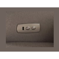 Zoom sur le port USB du fauteuil RELAXIO beige foncé