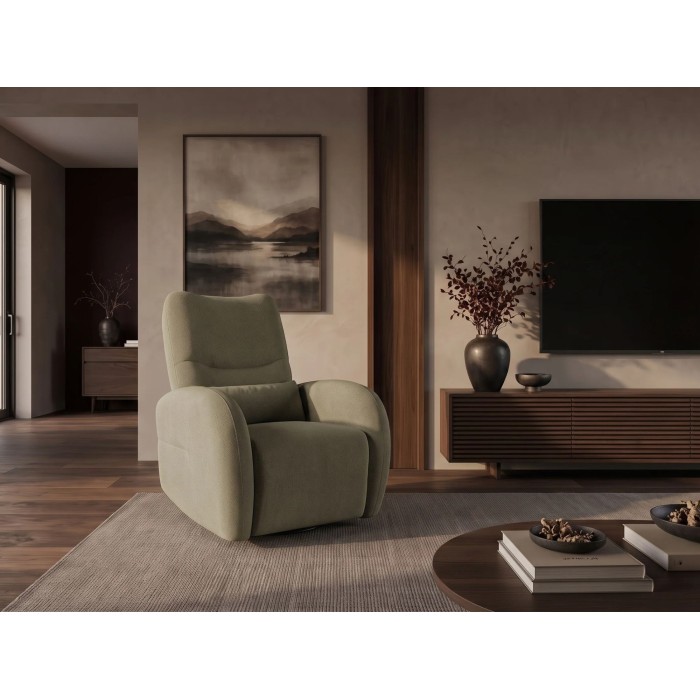 Fauteuil RELAXIO vert en situation