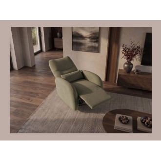 Fauteuil RELAXIO vert vu de haut