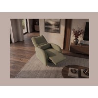 Fauteuil RELAXIO vert vu de haut