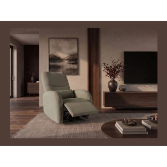Fauteuil RELAXIO vert en mode relax