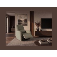 Fauteuil RELAXIO vert en mode relax